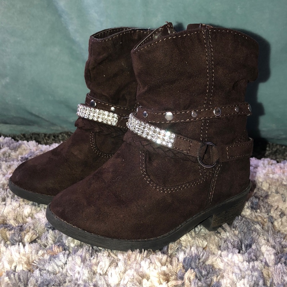 Piper Rhinestone Toddler Boots